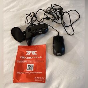 Hori TAC Four PS4/PS3/PC Gaming Controller & Mouse Combo